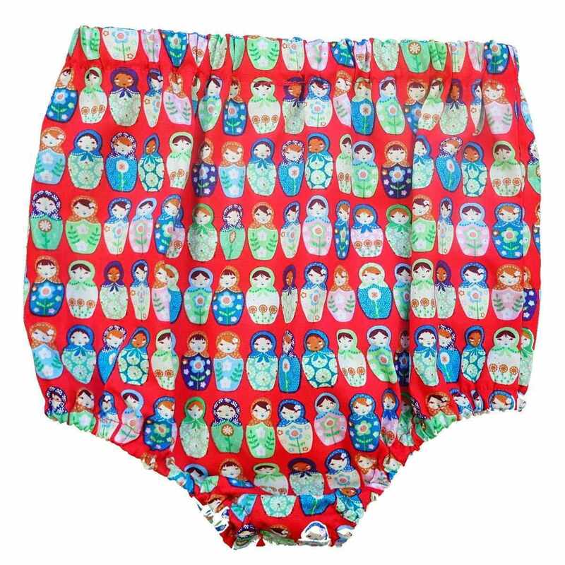Bloomer bébé rouge poupées russes made in France
