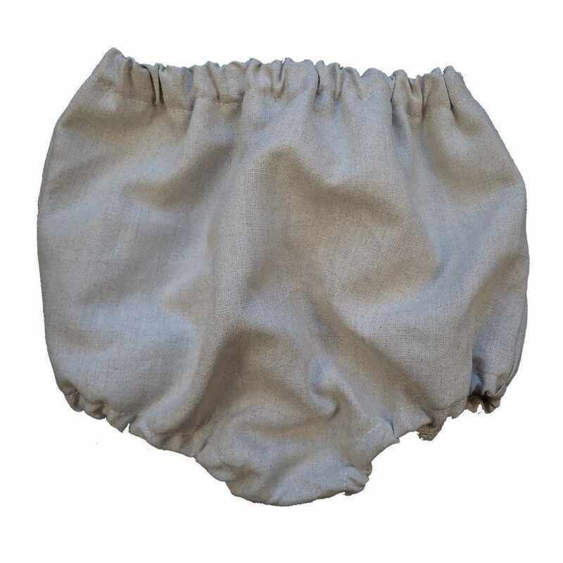 Bloomer en lin et coton beige made in France