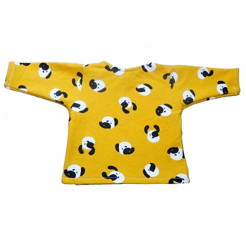 Brassière bébé motif chien made in France