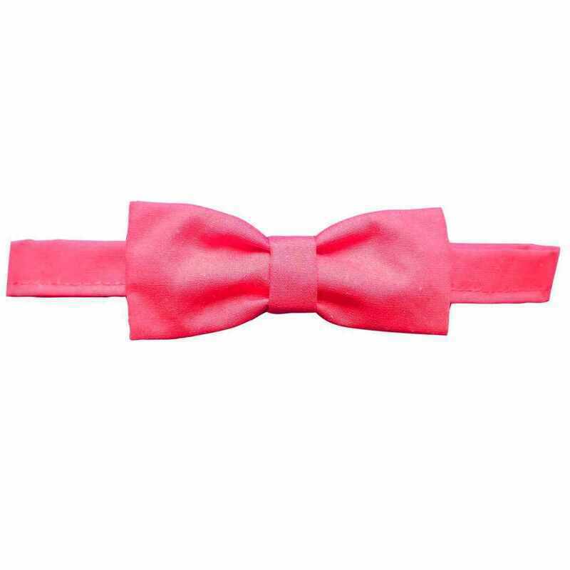 Nœud papillon enfant coton rouge made in France