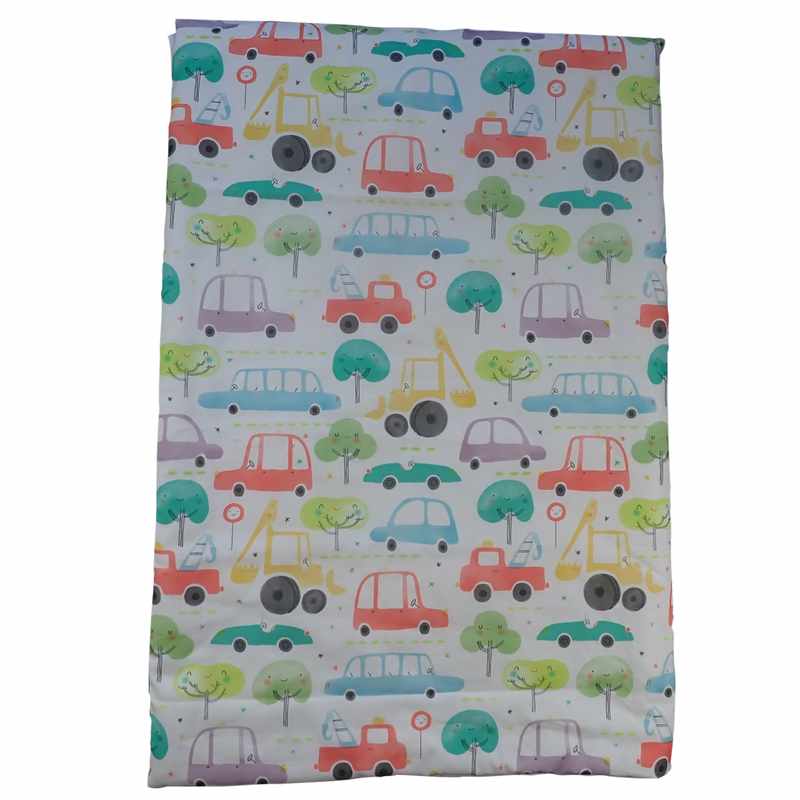 Couverture ouatinée voitures multicolores