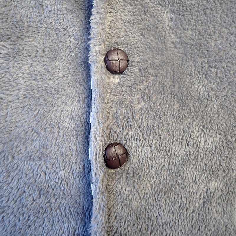 Cape poncho 0/12 mois doudou marron