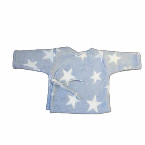 Gilet brassière doudou gris étoiles