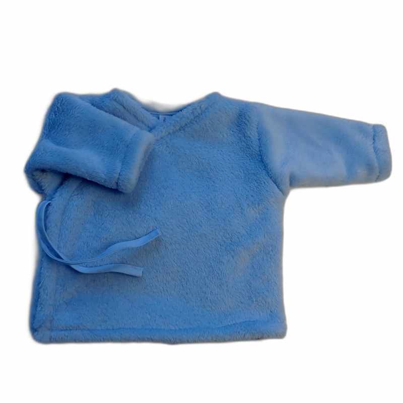 Gilet brassière doudou bleu