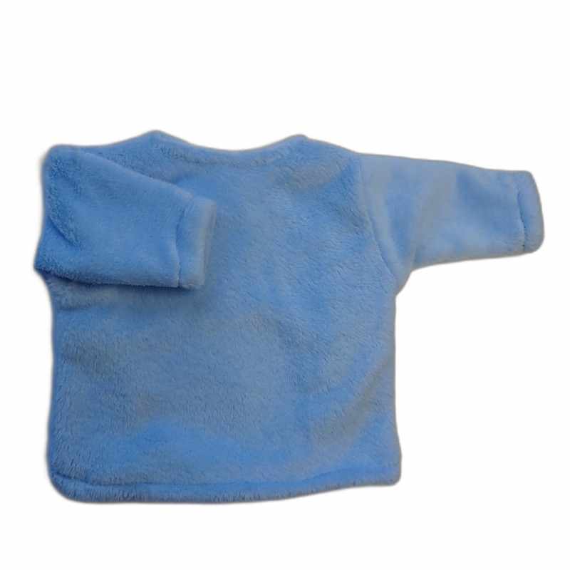 Gilet brassière doudou bleu