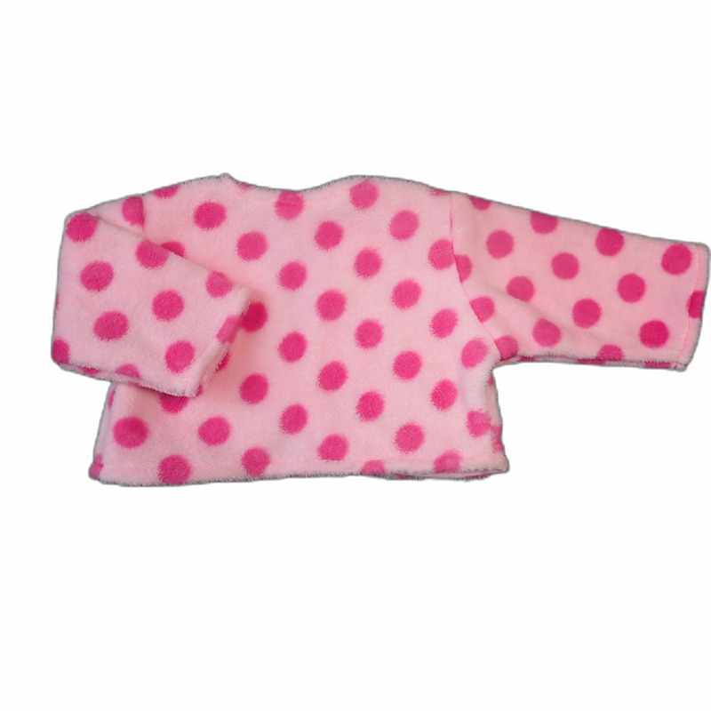 Boléro doudou polaire rose pois – Image 2