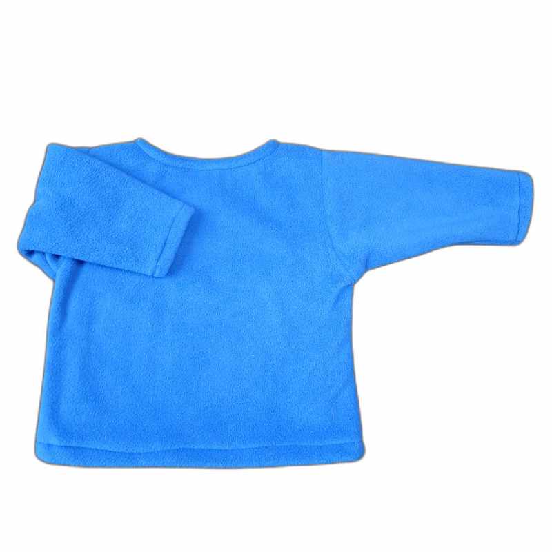Gilet brassière bébé bleu vif étoiles – Image 2