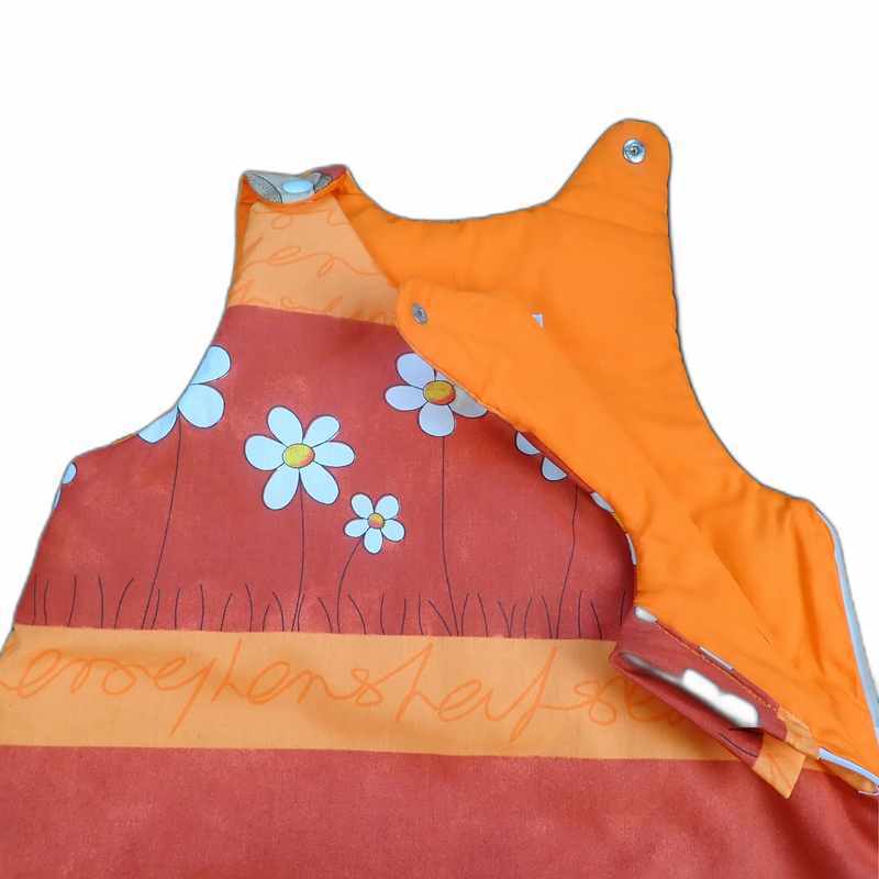Gigoteuse orange motif grands chiens 0/6 mois – Image 4